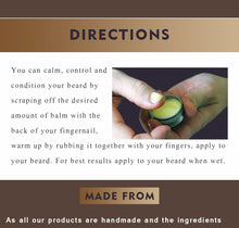 Load image into Gallery viewer, All Natural Moustache Balm
